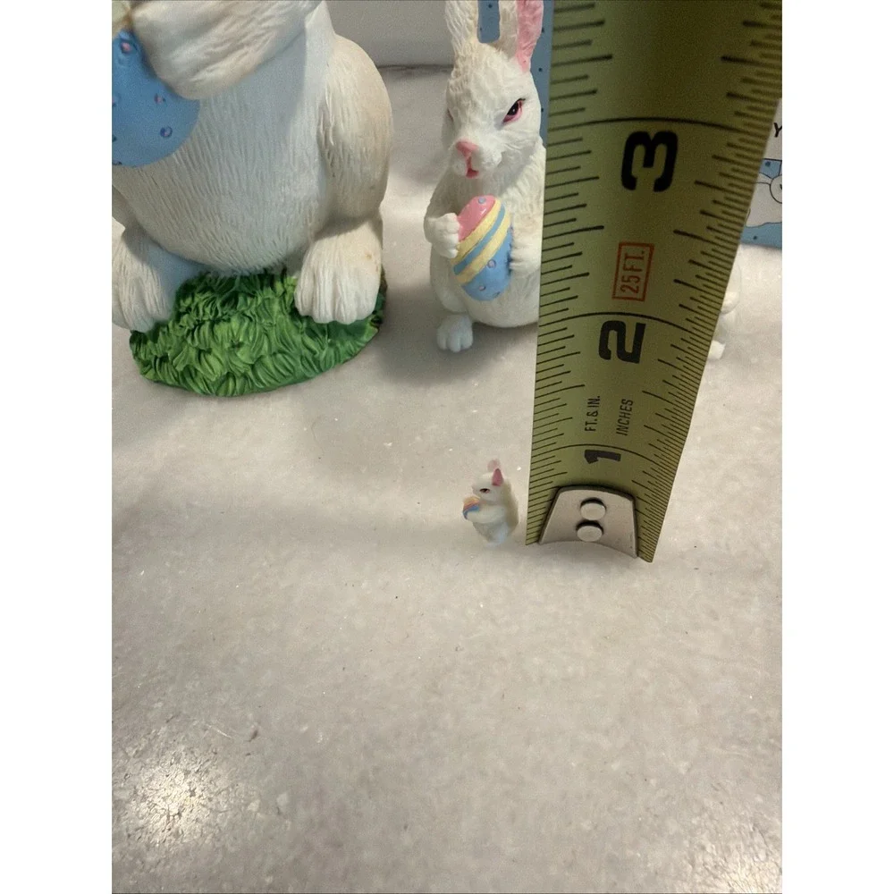 Vintage Cracker Barrel Nesting Bunnies Easter